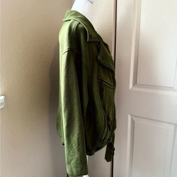 We The Free Rebel Knit Oversized Moto Jacket - Picture 5 of 8